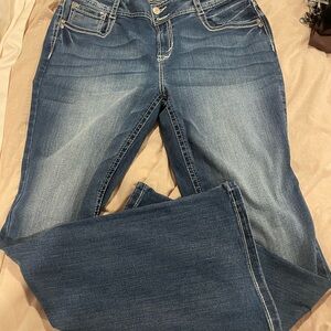 Wallflower Medium Blue Straight Leg Jeans
